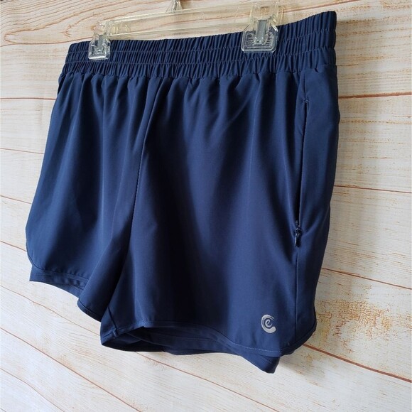 Johnny Was Calme Elements Run Shorts in Blue Size XL - Picture 2 of 7